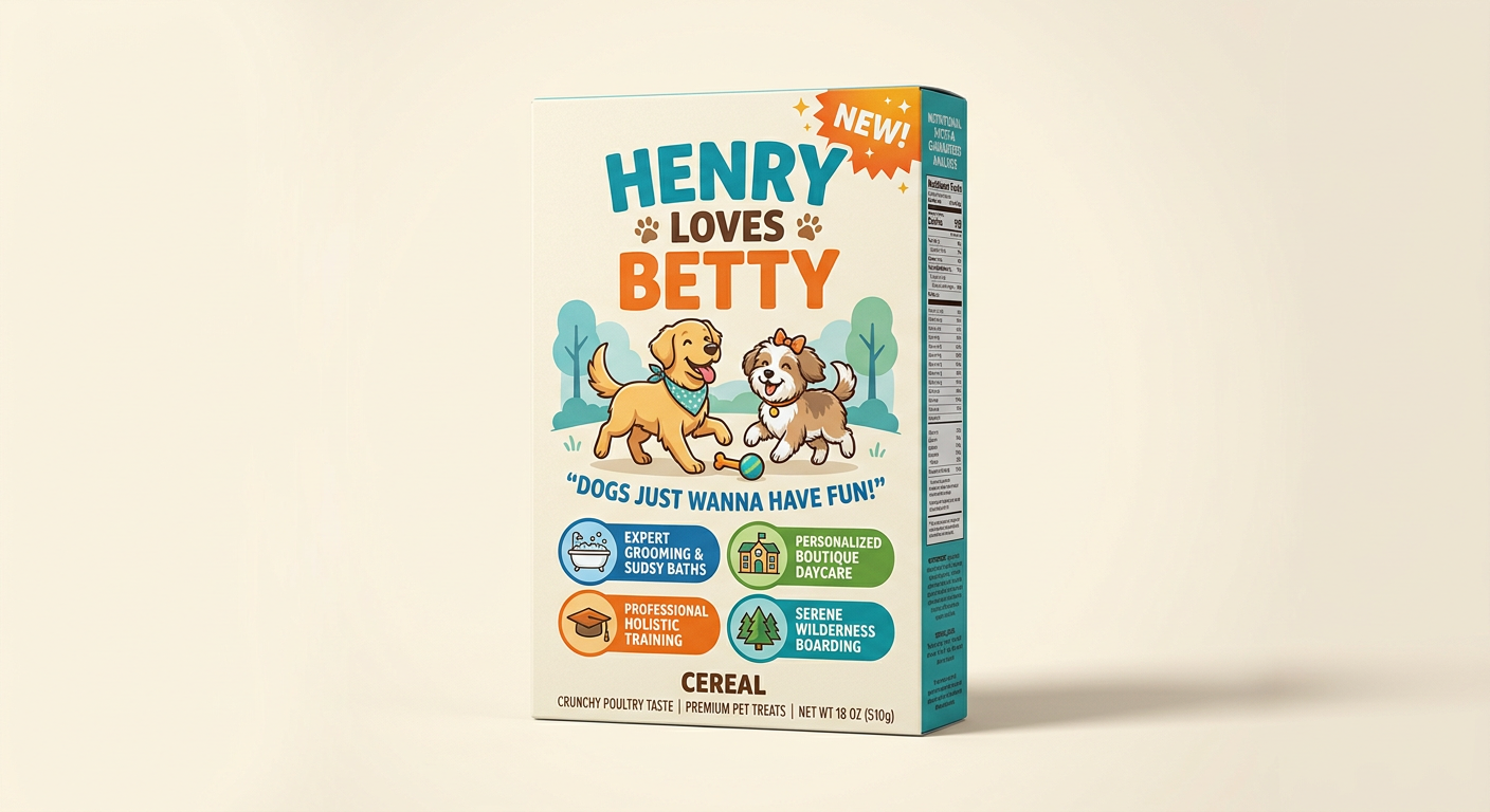 Henry Loves Betty mockup